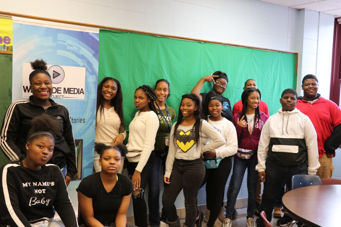 The #2018 8th grade class at Webster School